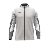 JAKO Giacca unisex Dynamic in poliestere grigio chiaro/bianco/grigio L