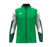 JAKO Giacca unisex in poliestere Dynamic, verde/bianco/verde scuro, M