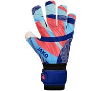 JAKO Guanti da portiere unisex River Basic RC Navy/SkyBlue/Coral, 8
