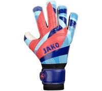 JAKO Guanti da portiere unisex River Basic RC Protection, Navy/SkyBlue/Coral, 10