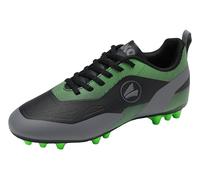 JAKO J-SFG Twist, Scarpe da Calcio, Jet Black Neon Green, 31 EU