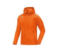 JAKO Kapuzenjacke Classico, Felpa con Cappuccio da Donna, Arancione Fluo, 42