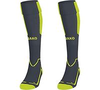 Jako, Lazio Calzettoni, Uomo, Stutzenstrumpf Lazio, Anthrazit/Lime, 39-42