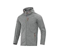 JAKO Light Softshelljacke, Giacca Softshell da Uomo, Grigio mélange, M