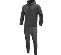 JAKO M9729 - Tuta da Jogging da Uomo Premium Basics con Cappuccio, Colore: Antracite mélange, S