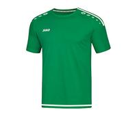 JAKO - Maglia da Uomo Striker 2.0 KA, Uomo, Maglietta, 4219, Sport Verde/Bianco, 4XL