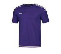 JAKO Maglia da Uomo Striker 2.0 KA, Uomo, Maglietta, 4219, Viola/Bianco, 4XL