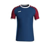 JAKO Maglia Iconic, Blu Navy/Peperoncino, XL Uomo