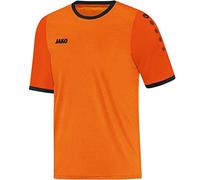 Jako, Maglia Leeds KA Calcio Maglia, Uomo, Trikot Leeds KA, Neonorange/Orange/Schwarz, XL