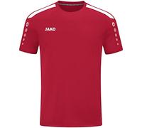 JAKO Maglia Power a Maniche Corte, Colore: Rosso, L Uomo