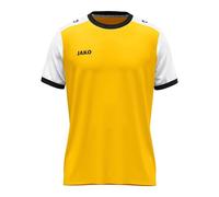 JAKO Maglia Unisex Dynamic, Manica Corta, Giallo/Bianco/Nero, L