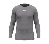 JAKO Maglietta a Maniche Lunghe da Bambino, Lightweight, Grigio, XS