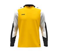 JAKO Maglietta a Maniche Lunghe per Bambini, Dynamic, Giallo/Bianco/Nero, 116