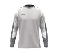 JAKO Maglietta a Maniche Lunghe Unisex Dynamic, Grigio Chiaro/Bianco/Grigio, L