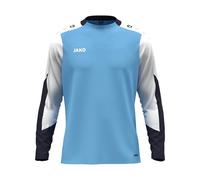 JAKO Maglietta a Maniche Lunghe Unisex Dynamic, Skyblue/Bianco/Marine, L