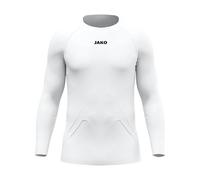 JAKO Maglietta a Maniche Lunghe Unisex Lightweight, Bianco, S