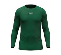 JAKO Maglietta a Maniche Lunghe Unisex Lightweight, Verde Scuro, M