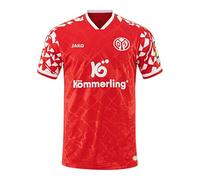 JAKO Maglietta FSV Mainz 05 Home 2025/2026 unisex, Colore: rosso, L