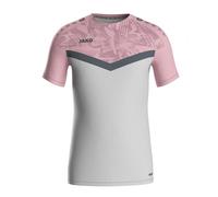 JAKO Maglietta Iconic, Soft Grey/Rosa Dusky/Anthra Light, M Uomo