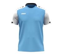 JAKO Maglietta per Bambini Dynamic, Skyblue/Bianco/Marine, 140