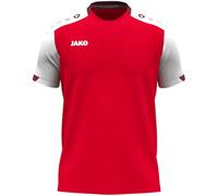 JAKO Maglietta Unisex Dynamic, Rosso/Bianco/Rosso Scuro, 4XL