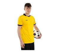 JAKO Maglietta Unisex Glory, Manica Corta, Giallo/Nero, S