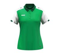 JAKO Polo da donna Dynamic, verde/bianco/verde scuro, L