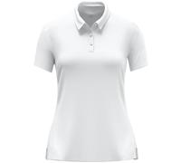 JAKO Polo da donna, tinta unita, bianco, L