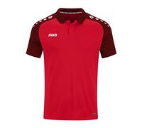 JAKO Polo Performance, Rosso/Nero, L Uomo