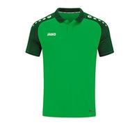 JAKO Polo Performance, Verde/Nero, XL Uomo
