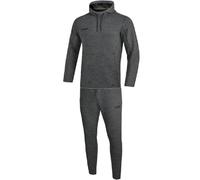 JAKO Premium Basics con Cappuccio, Tuta da Jogging Uomo, Antracite mélange, S