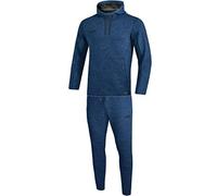 JAKO Premium Basics con Cappuccio, Tuta da Jogging Uomo, Blu Marino mélange, 3XL