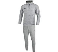 JAKO Premium Basics mit KapuzensweaT, Tuta da Jogging. Donna, Grigio mélange, 36
