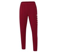JAKO Premium Trainingshose, Pantaloni da Allenamento da Donna, Rosso Vivo, 34