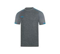 JAKO Prestige KA, Maglietta Uomo, Grigio Pietra Screziato/Blu, S