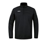 JAKO Rainzip Team Felpa con Zip per Tutte Le Stagioni, Nero, L Uomo
