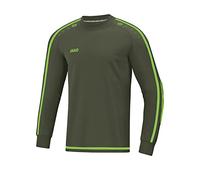 JAKO Striker 2.0, Maglia Tw Uomo, Kaki/Verde Neon, S