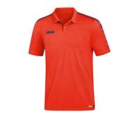 JAKO Striker 2.0, Polo Uomo, Fiamma/Navy, 4XL