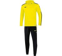 JAKO Striker 2.0 - Tuta da uomo con cappuccio, in poliestere, colore: bianco/blu marino, 3XL