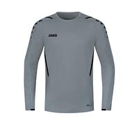 JAKO Sweat Challenge, Grigio Pietra/Nero, XXL, Numero 8821/841XXL