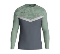 JAKO Sweatshirt Iconic Maglia di Tuta, Anthra Light/Mintgrün/Soft Grey, XL Unisex