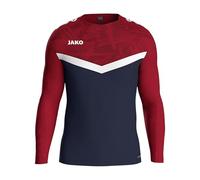 JAKO Sweatshirt Iconic - Maglia di Tuta Unisex, Marine/chilirot,