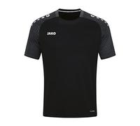JAKO T-Shirt Maglietta Performance, Nero/Antracite Light, 4XL Uomo