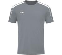 JAKO Maglia Power a Maniche Corte, Grigio Pietra, M Uomo
