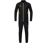 JAKO Tuta da Allenamento in Poliestere Challenge, Nero/Citro, 128 Unisex-Bambini e Ragazzi