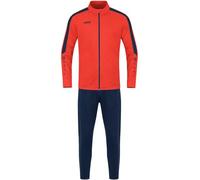 JAKO Tuta da bambino in poliestere Power, Flame/Marine, 140