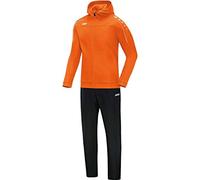 JAKO Tuta da Donna Classica con Cappuccio, Arancione Fluo, 48, M9650