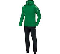 JAKO Tuta da donna classica con cappuccio, in poliestere, verde sportivo, 36 EU