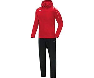 JAKO Tuta da donna classica con cappuccio, rosso, 40, M9650