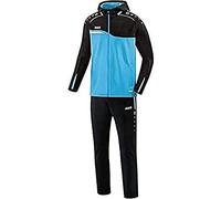 JAKO Tuta da donna Competition 2.0 con cappuccio, rosso/nero, 42, M9618